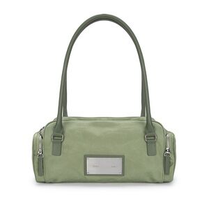 Nylon Boston Bag Khaki
